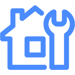 house and wrench icon